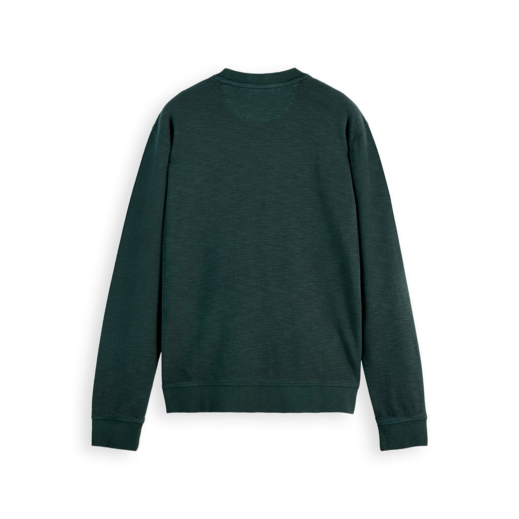 Green Garment-dyed sweatshirt - Scotch & Soda - Collector Store