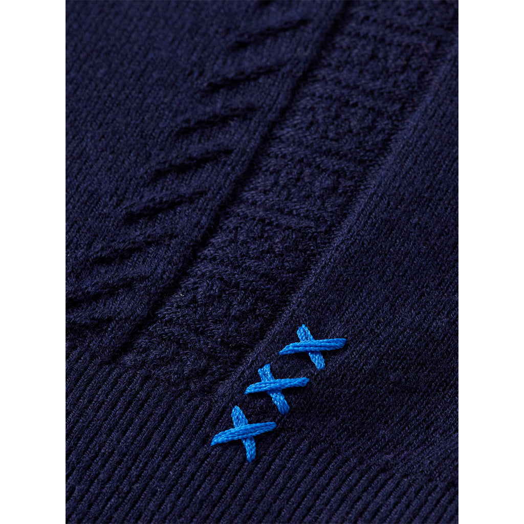 Knitted polo Navy - Scotch & Soda - Collector Store