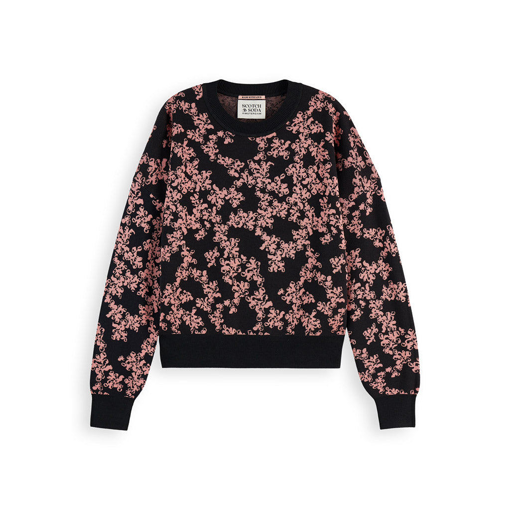Floral Jacquard pullover - Scotch & Soda - Collector Store