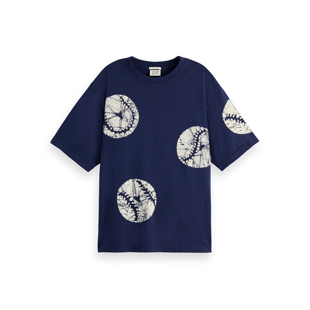 Batik loose Baseball t-shirt - Scotch & Soda - Collector Store