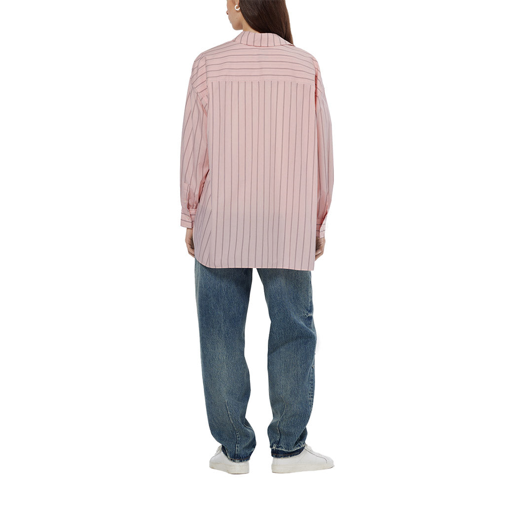 Striped Girlfriend poplin shirt - Scotch & Soda - Collector Store
