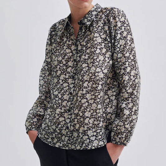 Second Female Vivi Shirt - Black - Collector Store Sydney