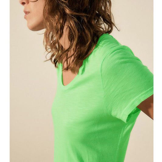American Vintage Jacksonville Round Neck Tee - Vintage Apple Green - Collector Store Sydney