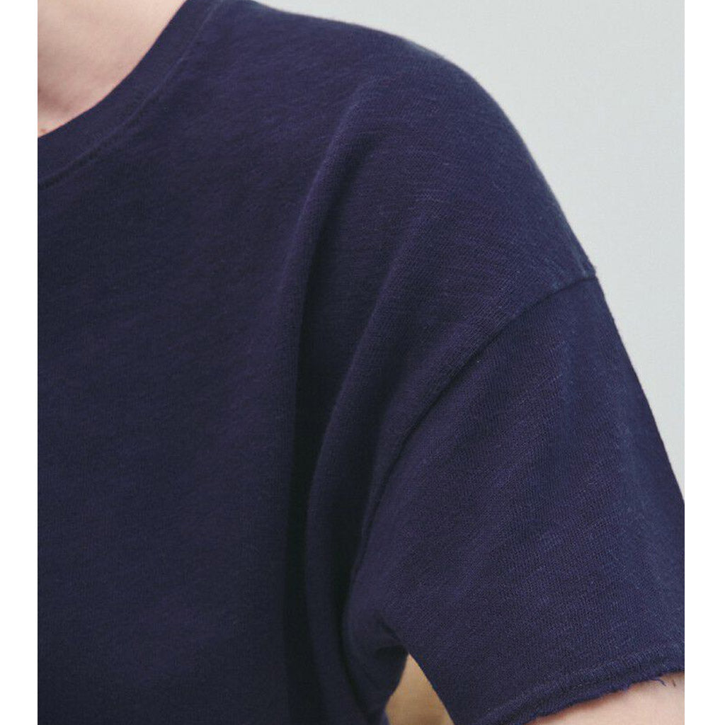 American Vintage Sonoma S/S Round Loose Tee - Vintage Eggplant - Collector Store