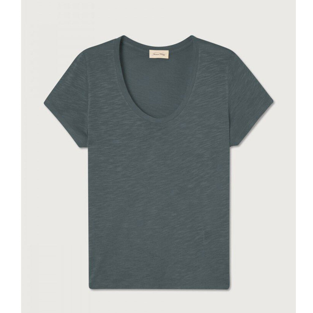 American Vintage Jacksonville Round Neck Tee - Vintage Shadow - Collector Store