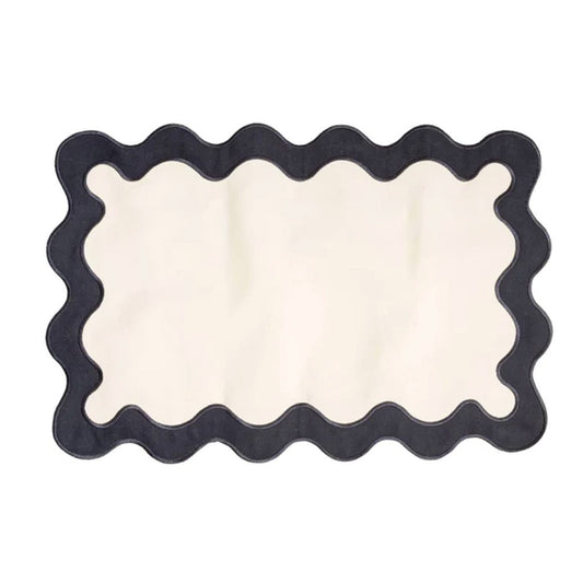 PLACEMAT SET OF 4 - RIVIERA WHITE - Collector Store