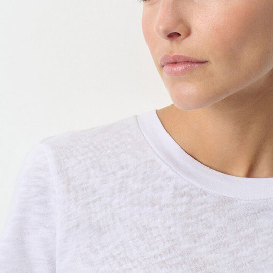 American Vintage Sonoma S/S Round Neck Tee - White - Collector Store Sydney