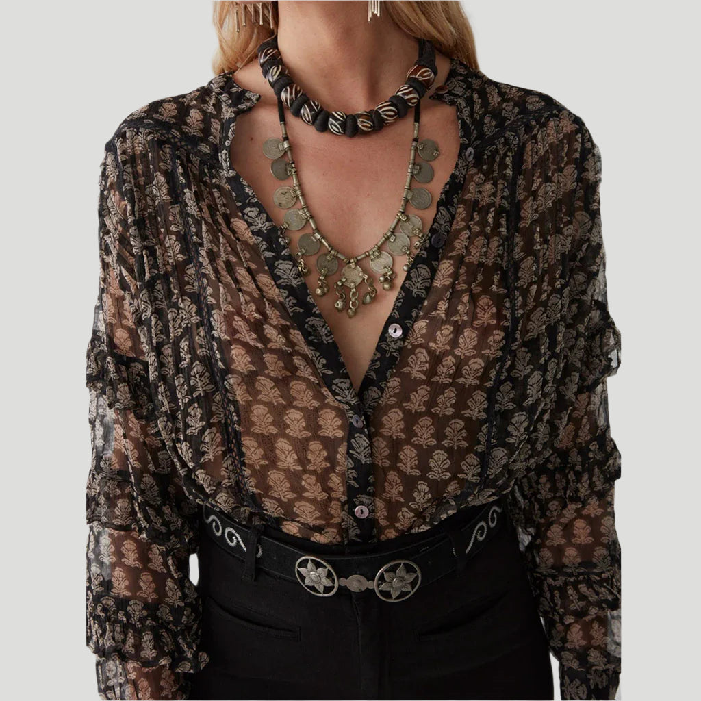 Maison Hotel - Venice Blouse - Ying Yang - Collector Store