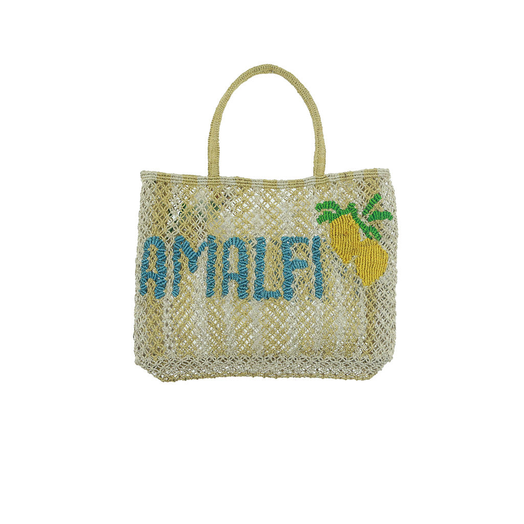 The Jacksons - AMALFI Woven Jute Bag - Natural