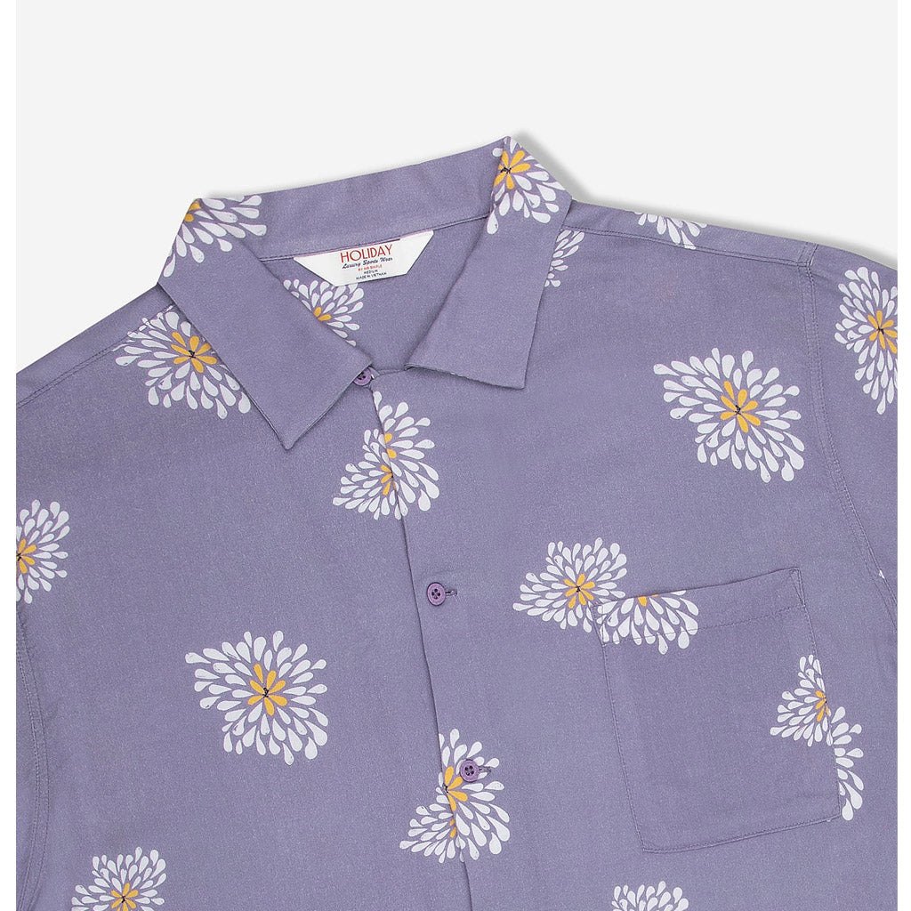 Mr Simple Zed Bowler SS Shirt - Violet - Collector Store