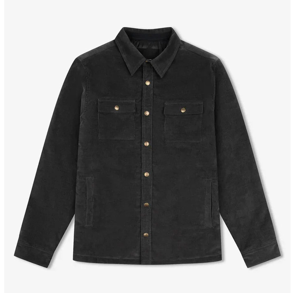 Mr Simple Quilted Cord Jacket - Graphite - Collector Store Sydney