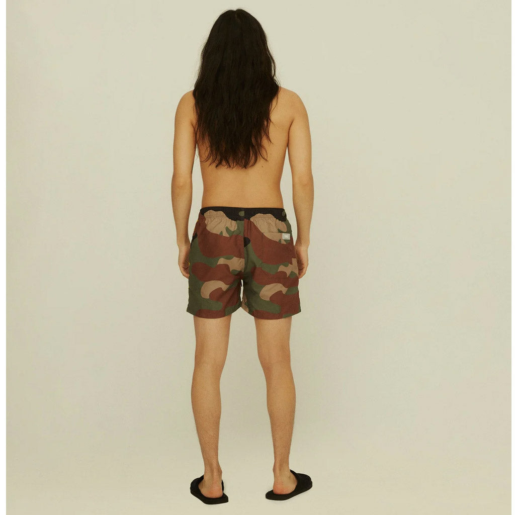 OAS Green Camouflage Zig - Swimshorts - Collector Store
