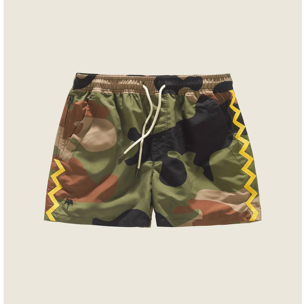 OAS Green Camouflage Zig - Swimshorts - Collector Store