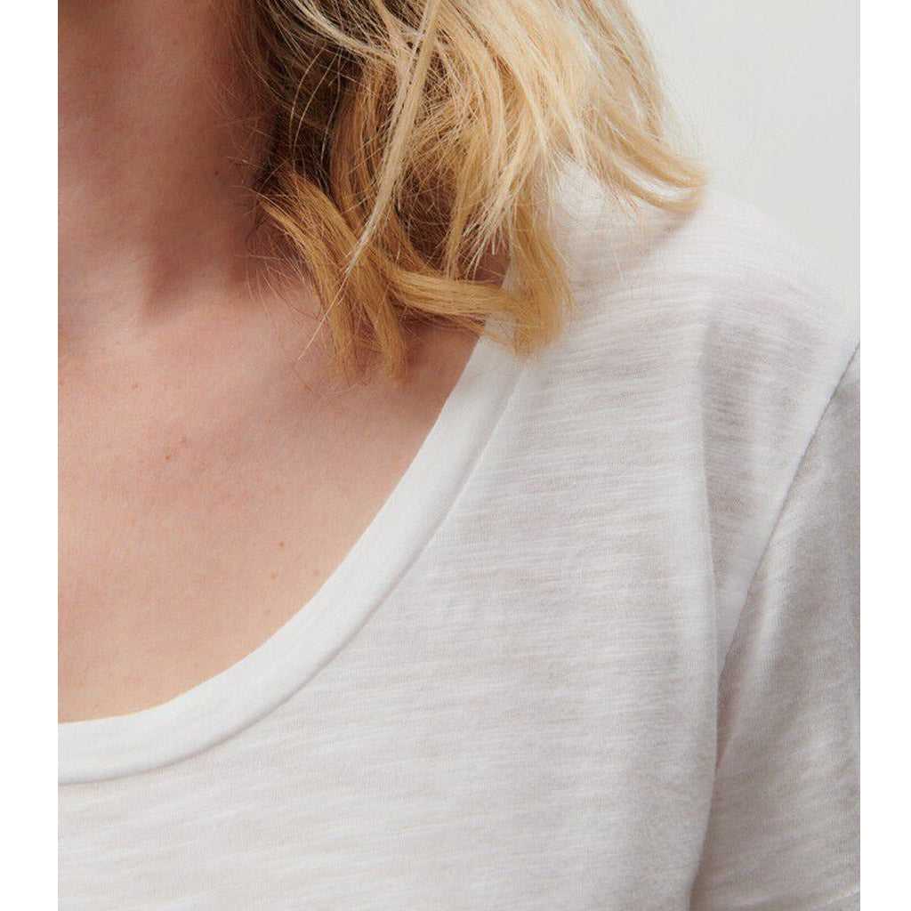 American Vintage Jacksonville Round Neck Tee - White - Collector Store