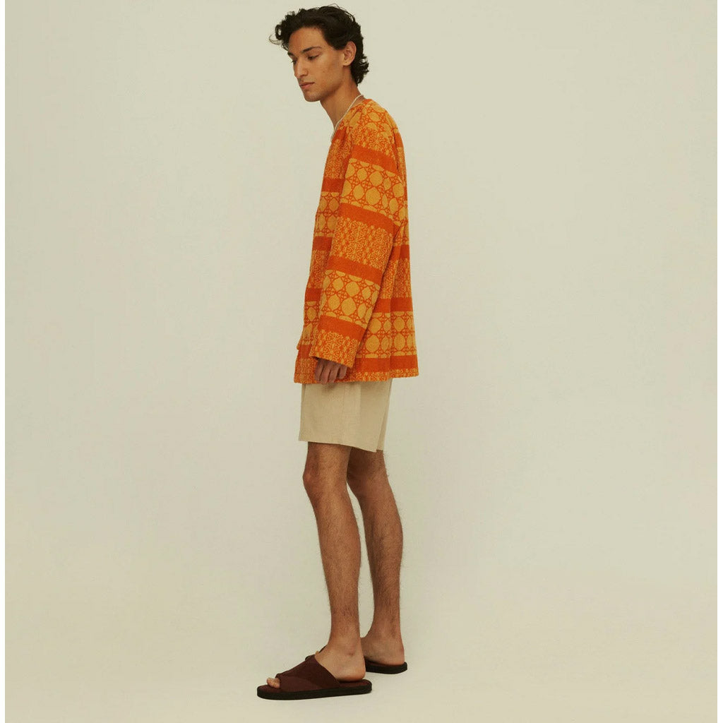 OAS Orange Ventura Terry Cardigan - Collector Store