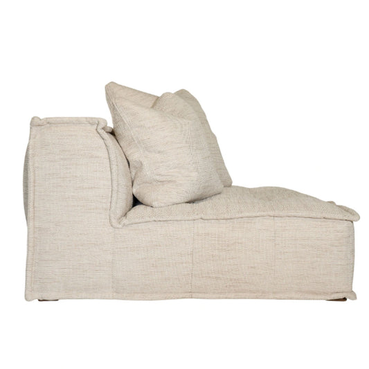 Denver Sofa Single Seater |  Natural | Uniqwa Furniture - Collector Store
