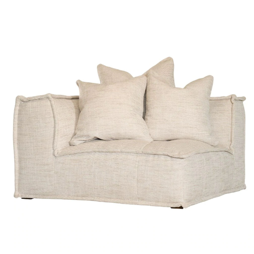 Denver Sofa Corner Seat |  Natural | Uniqwa Furniture - Collector Store