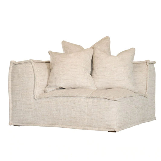 Denver Sofa Corner Seat |  Natural | Uniqwa Furniture - Collector Store