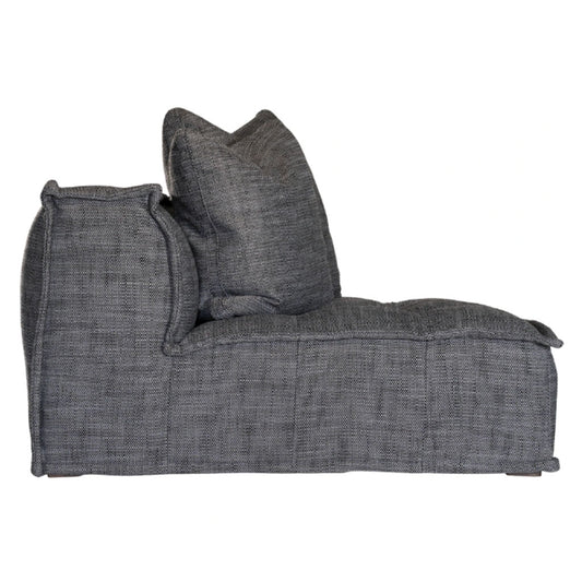 Denver Sofa Single Seater |  Dark Grey | Uniqwa Furniture - Collector Store