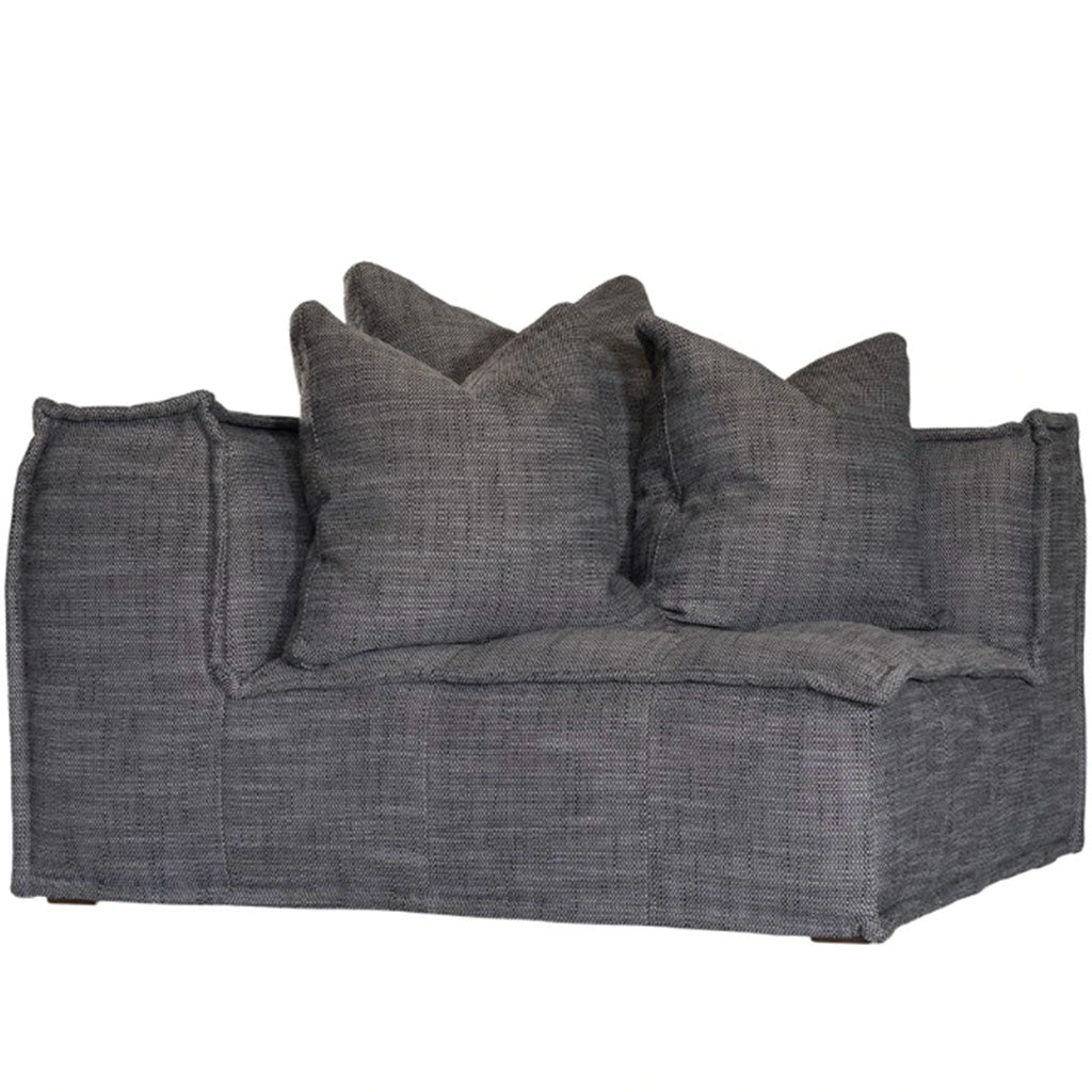 Denver Sofa Corner Seat | Dark Grey | Uniqwa Furniture - Collector Store