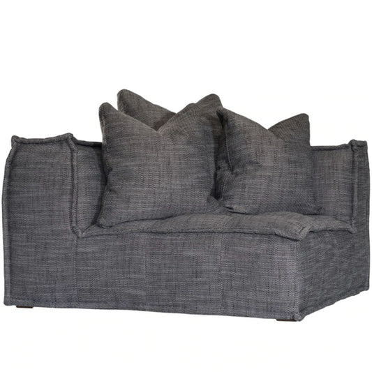 Denver Sofa Corner Seat | Dark Grey | Uniqwa Furniture - Collector Store