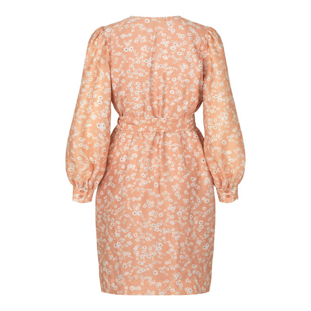 Second Female Karima Wrap Dress - Toasted Nut - Collector Store