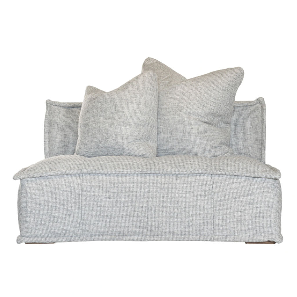 Denver Sofa Single Seater | Light Grey | Uniqwa Furniture - Collector Store