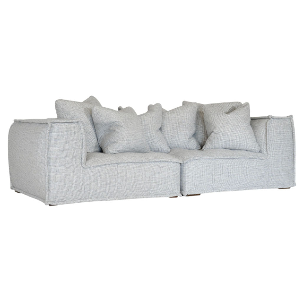 Denver Sofa Corner Seat | Light Grey | Uniqwa Furniture - Collector Store
