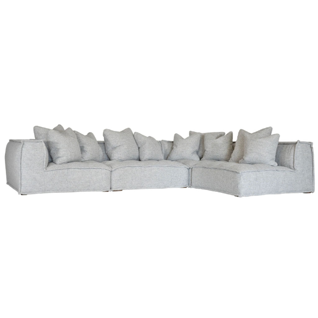 Denver Sofa Corner Seat | Light Grey | Uniqwa Furniture - Collector Store