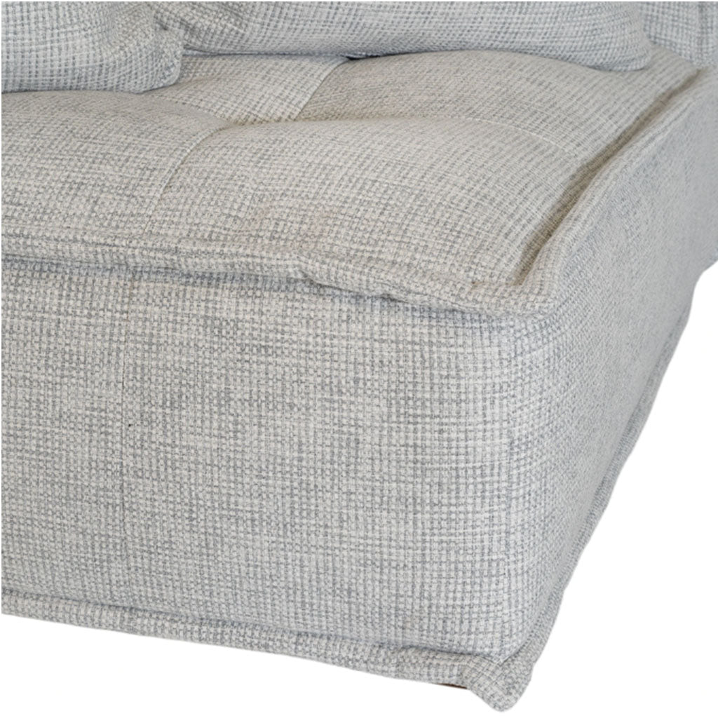 Denver Sofa Single Seater | Light Grey | Uniqwa Furniture - Collector Store