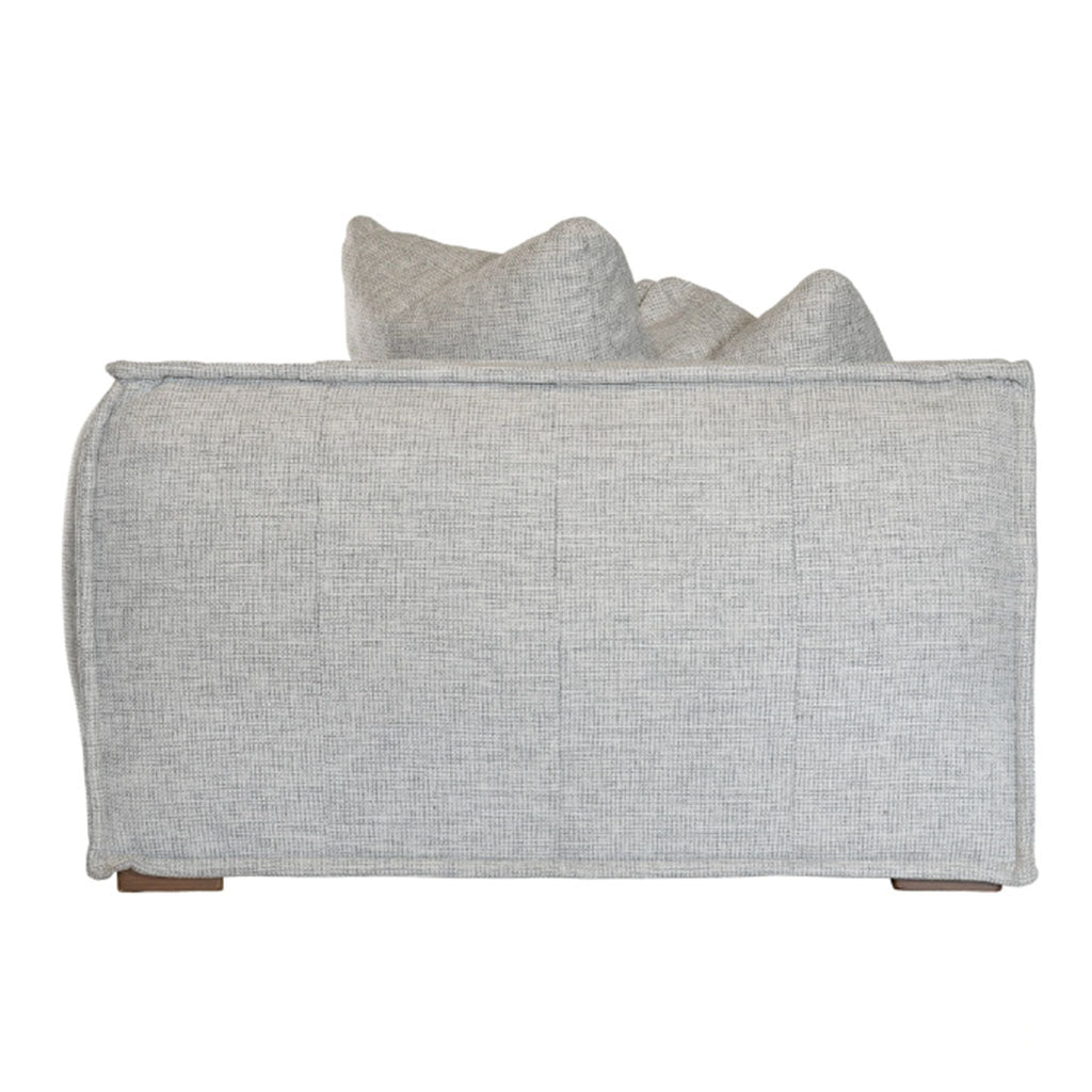 Denver Sofa Single Seater | Light Grey | Uniqwa Furniture - Collector Store