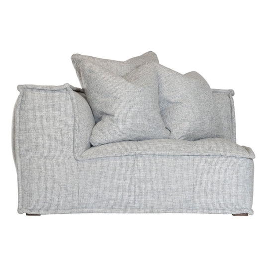 Denver Sofa Corner Seat | Light Grey | Uniqwa Furniture - Collector Store