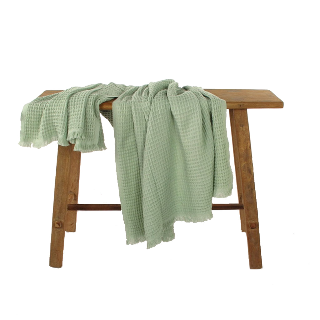 by ende. | Waffle Throw | Mint - Collector Store Sydney