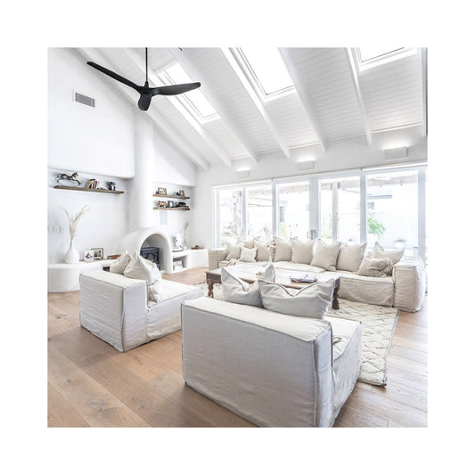 Hendrix Chaise Sofa Left Arm Sand | Uniqwa Furniture - Collector Store