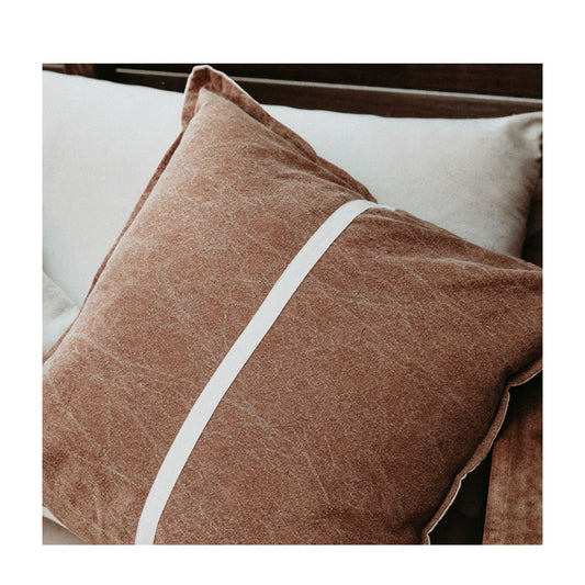 |Wanderful Cushion Cover | Tan Natural 60 x 60 - Collector Store Sydney