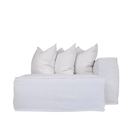 Hendrix Chaise Sofa Right Arm White | Uniqwa Furniture - Collector Store