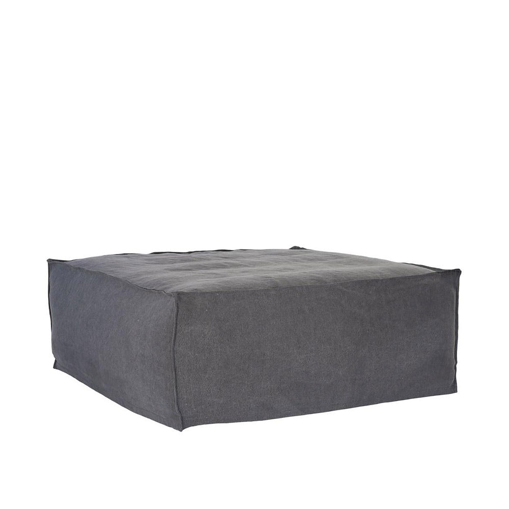 Hendrix Ottoman Charcoal | Uniqwa Furniture - Collector Store