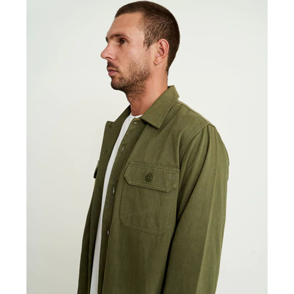 Mr Simple Overshirt - Ripstop Army - Collector Store Sydney
