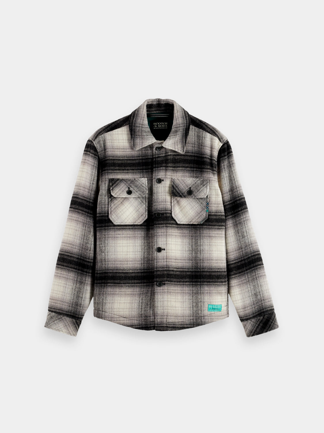 Check overshirt Dark grey - Collector Store Sydney