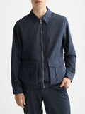Zip-through twill blouson Jacket - Collector Store Sydney