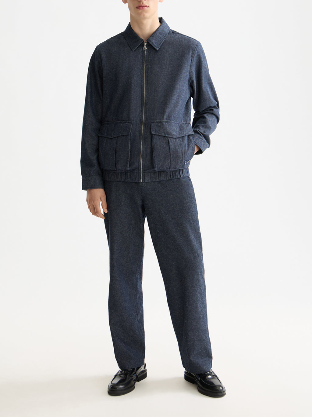 Zip-through twill blouson Jacket - Collector Store Sydney