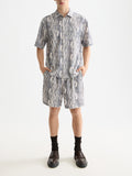 Fave printed shorts Sky - Collector Store Sydney