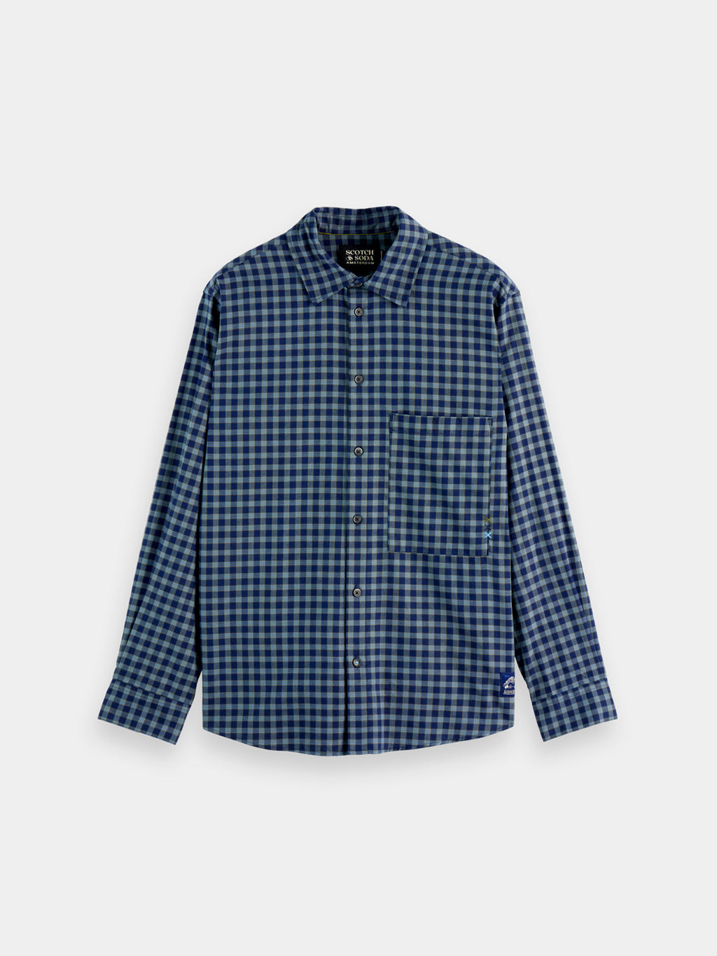 Lightweight flannel shirt Sky - Collector Store Sydney
