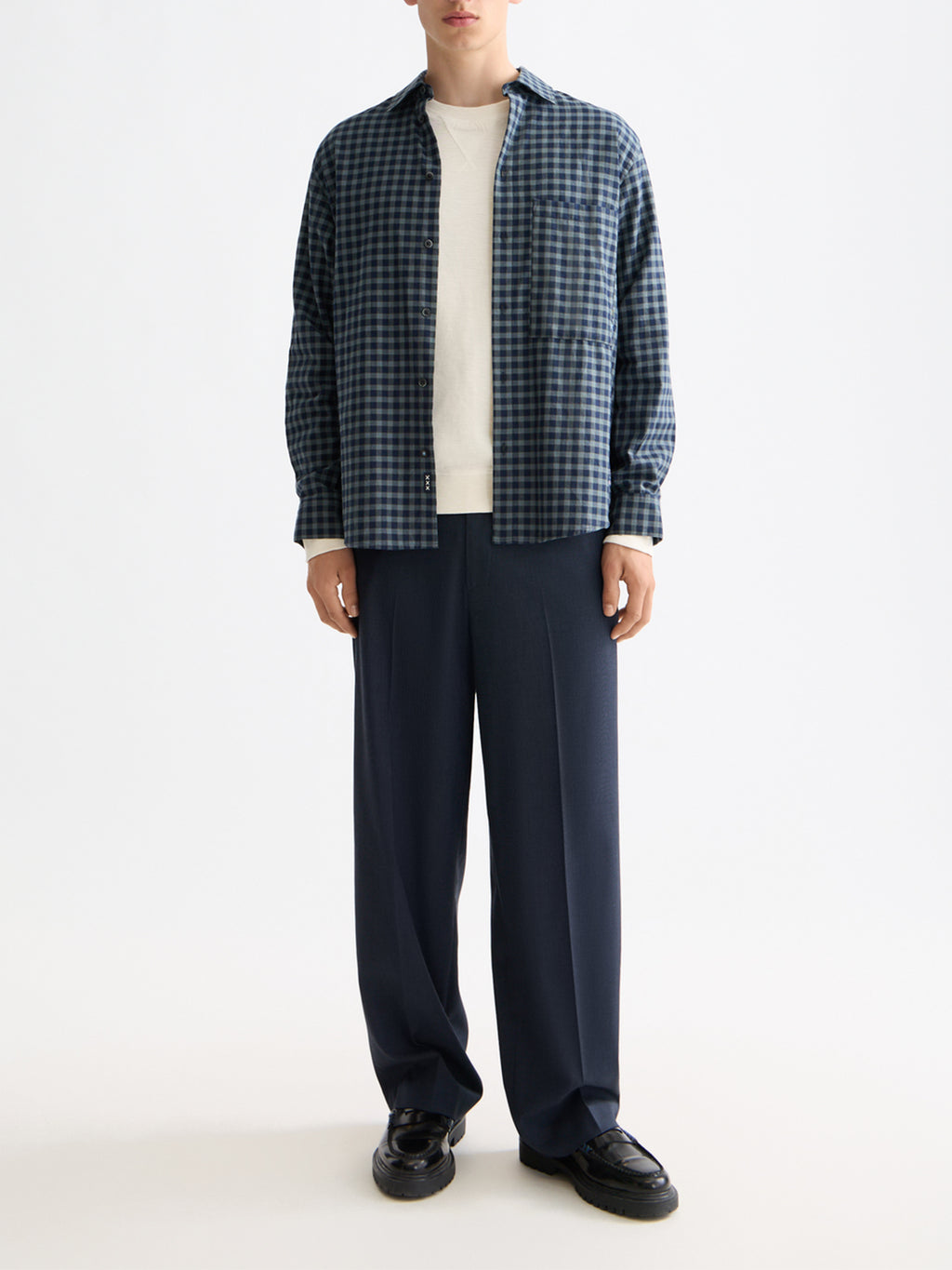 Lightweight flannel shirt Sky - Collector Store Sydney