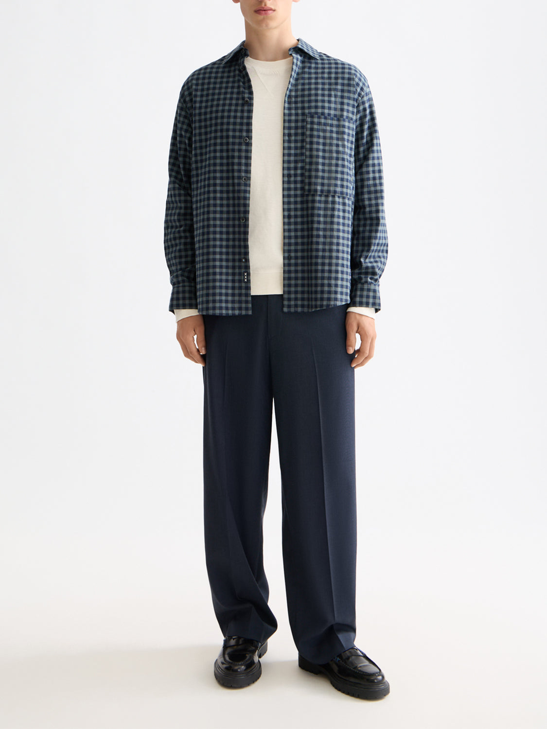 Lightweight flannel shirt Sky - Collector Store Sydney