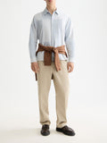 Patchwork Oxford shirt Blue Stripe - Collector Store Sydney