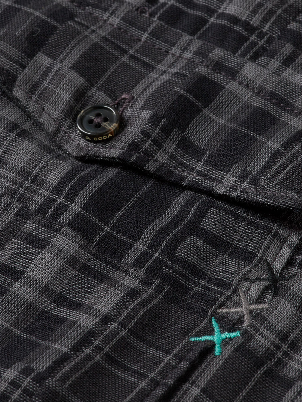 Patchwork flannel shirt Meteo - Collector Store Sydney