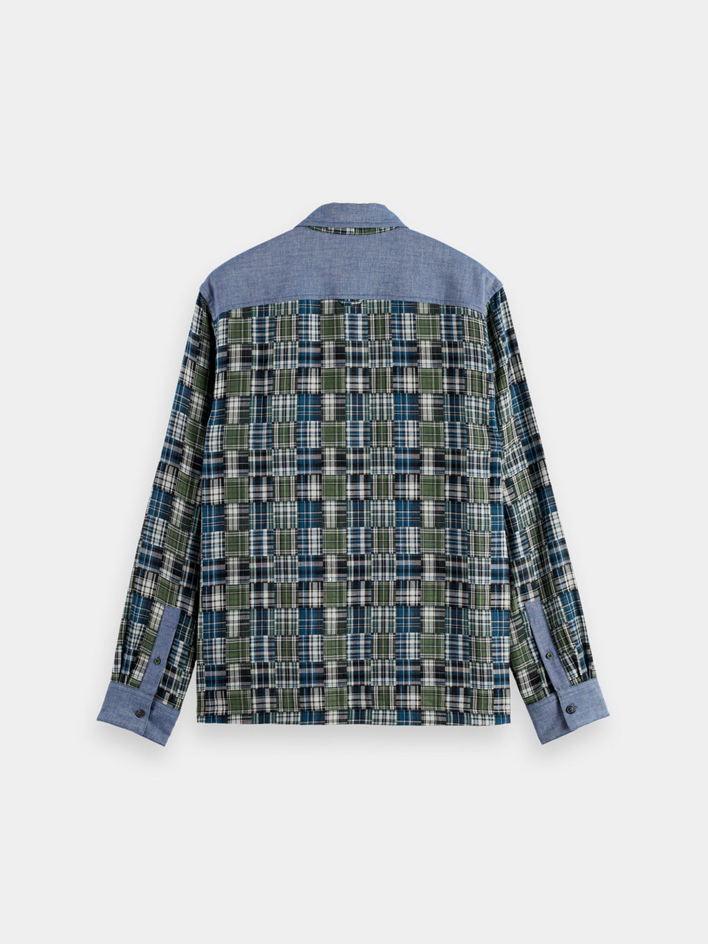 Patchwork flannel shirt Thyme - Collector Store Sydney