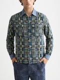 Patchwork flannel shirt Thyme - Collector Store Sydney