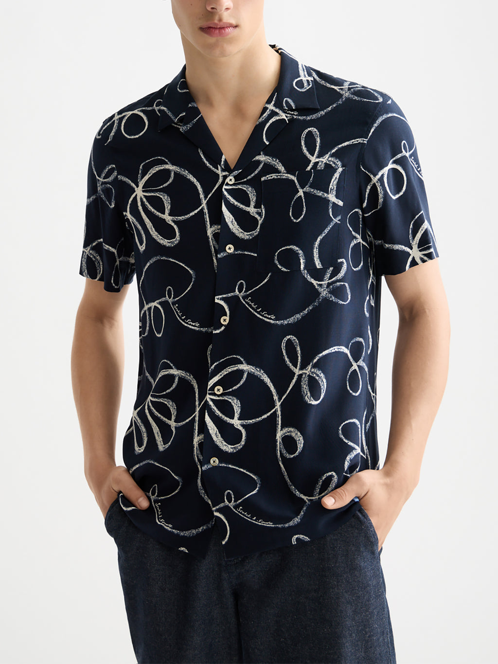 Printed short sleeved shirt - Ribbon - Collector Store Sydney